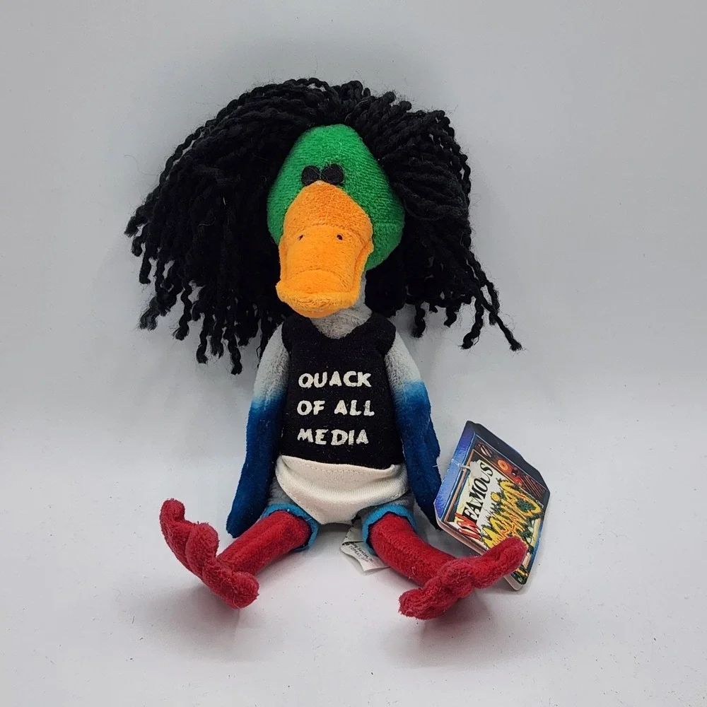 Vtg‎ 1998 Infamous Maniacs Quack of All Media Duck Plush Howard Stern Parody NWT